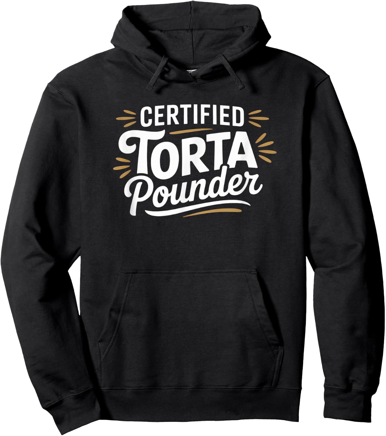 Torta Pounder Funny Latina Lover certifié Hoodie - Hoodie | Black