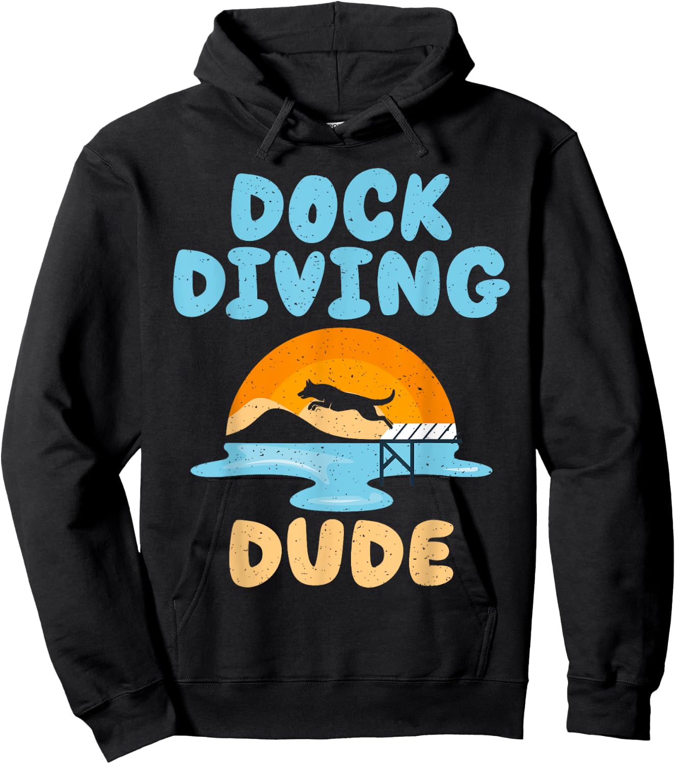 Dock Diving Dude Dock Diving Hoodie - Hoodie | Black