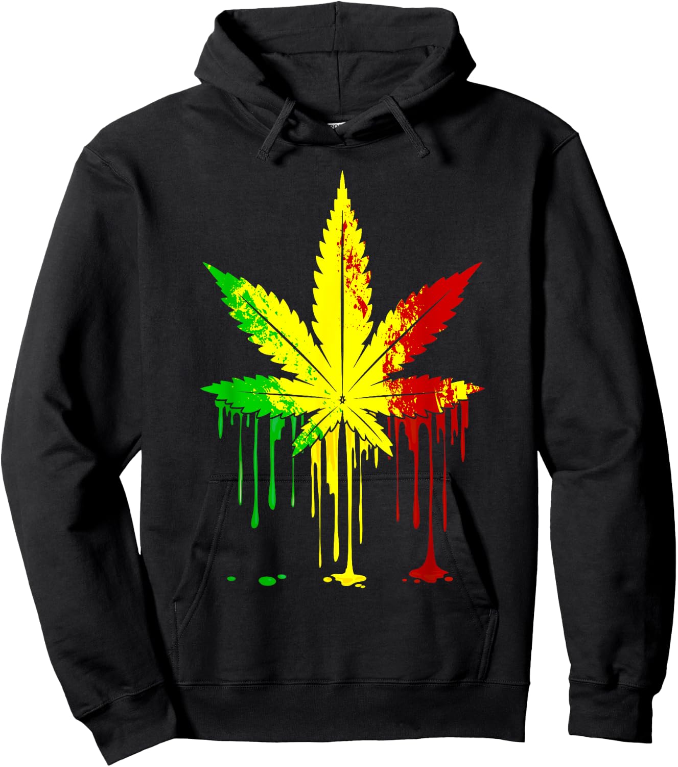 Weed Smoking Cat Kawaii Funny Marijuana Cannabis Stoner Hoodie - Hoodie | Black