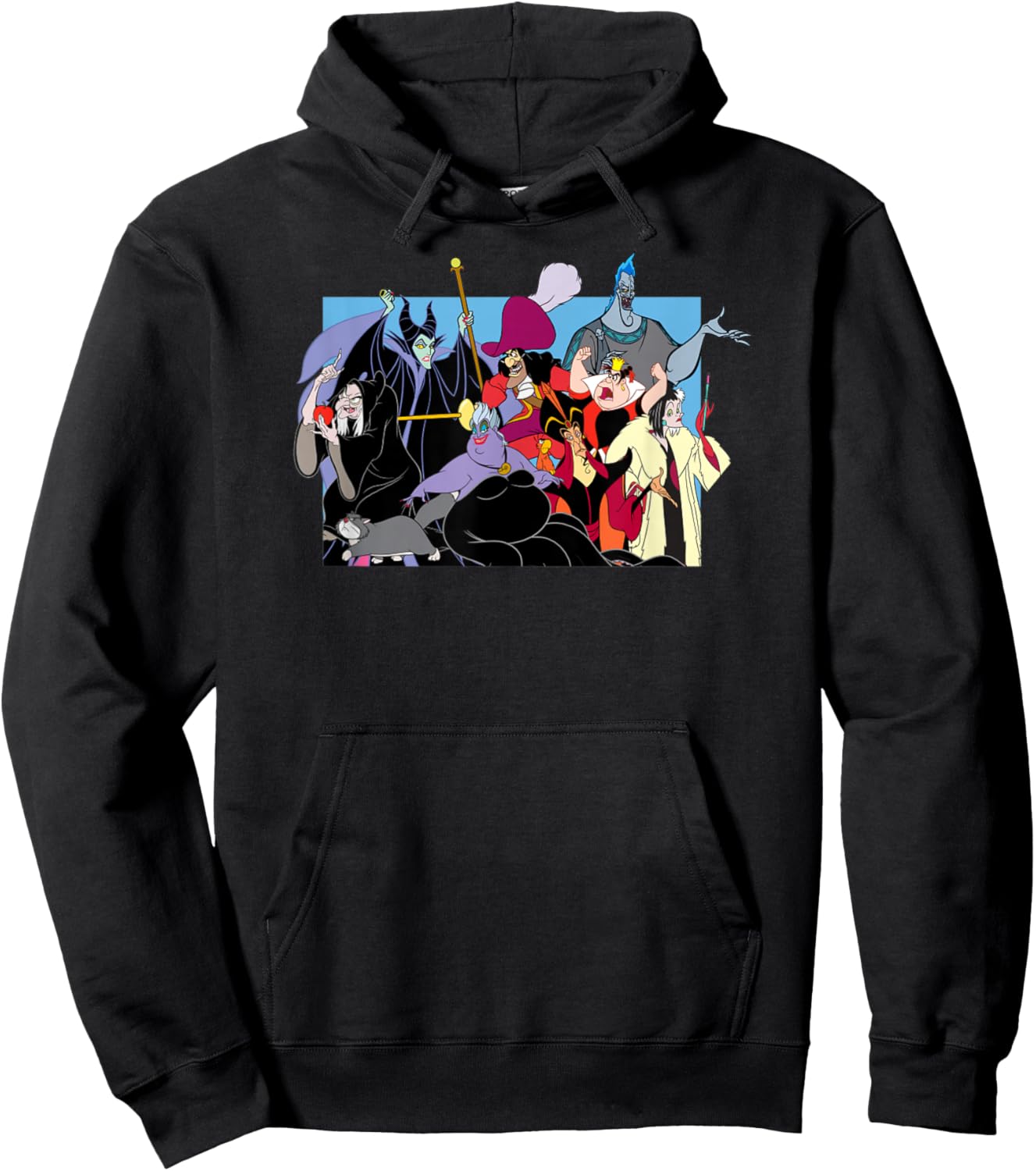 Disney Villains - Character Group Hoodie - Hoodie | Black