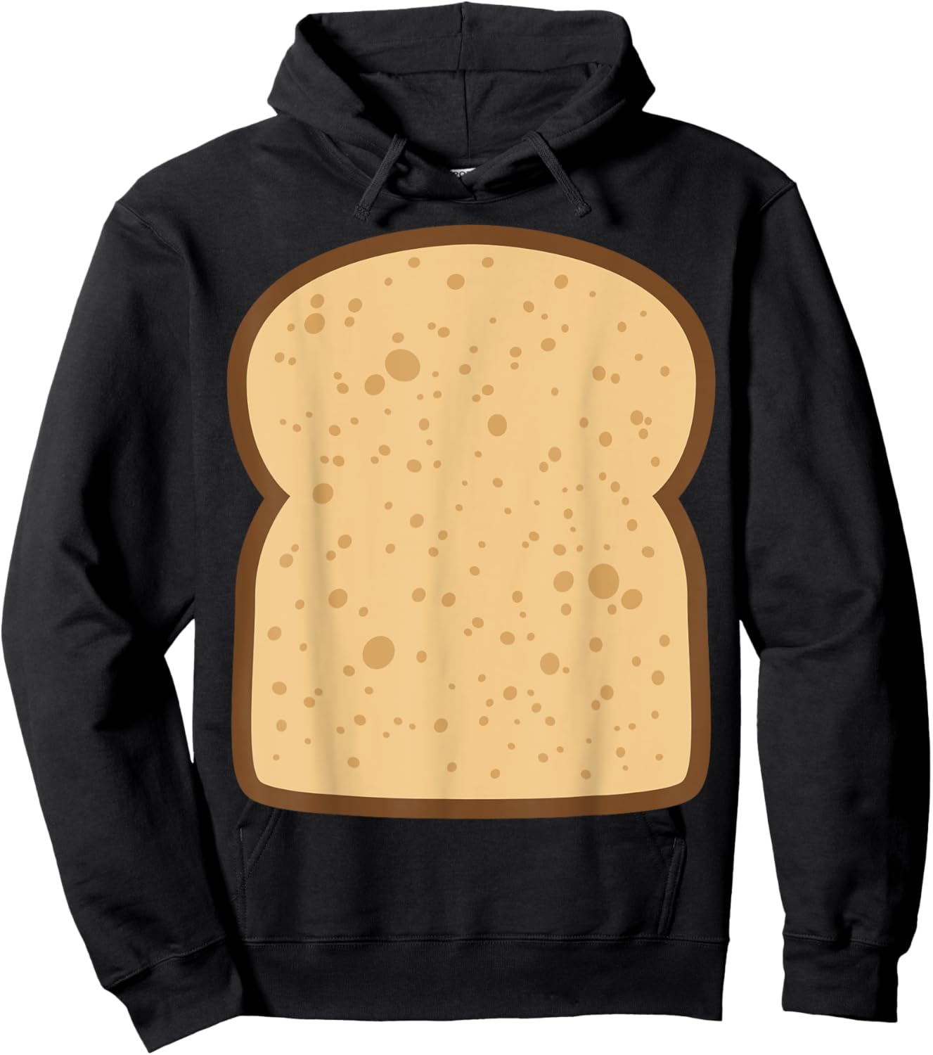 Sliced Bread Toast Matching Shirts DIY Halloween Costume Hoodie - Hoodie | Black