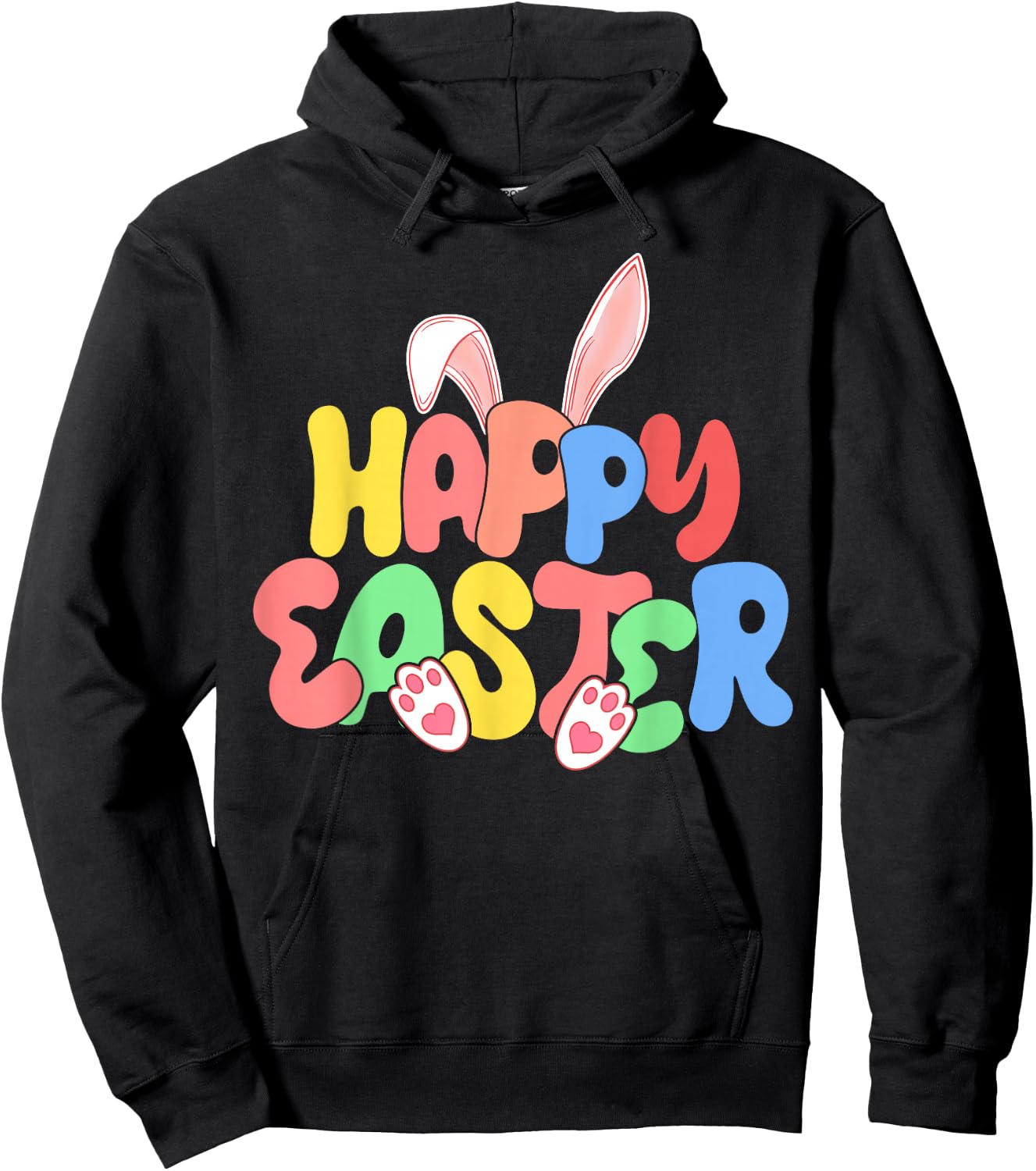 Happy Easter, Family Group, Easter Bunny, Egg Hunting Squad Hoodie - Hoodie | Black