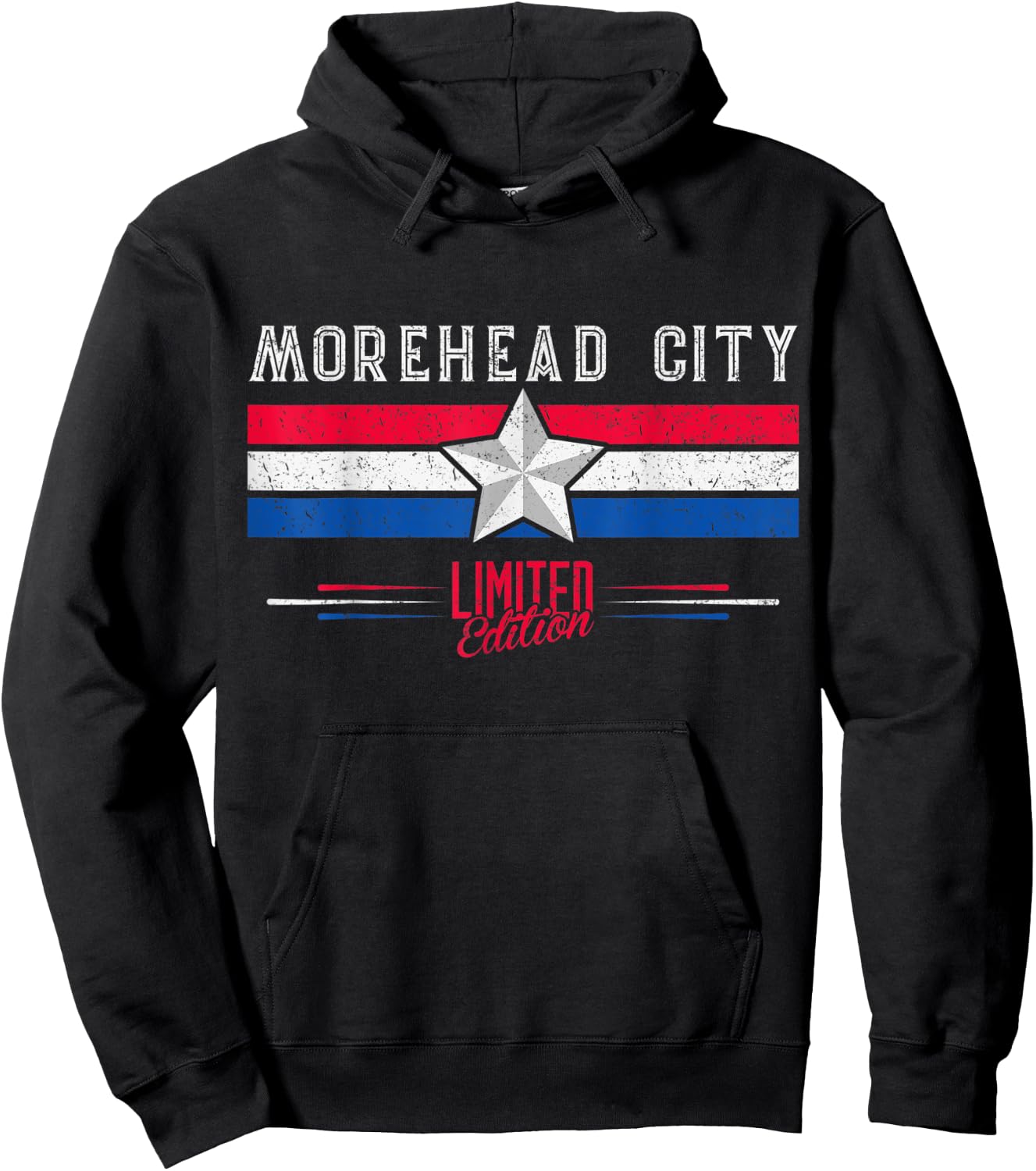 Morehead City Retro Vintage Shirt Gift Women Men Kid Hoodie - Hoodie | Black