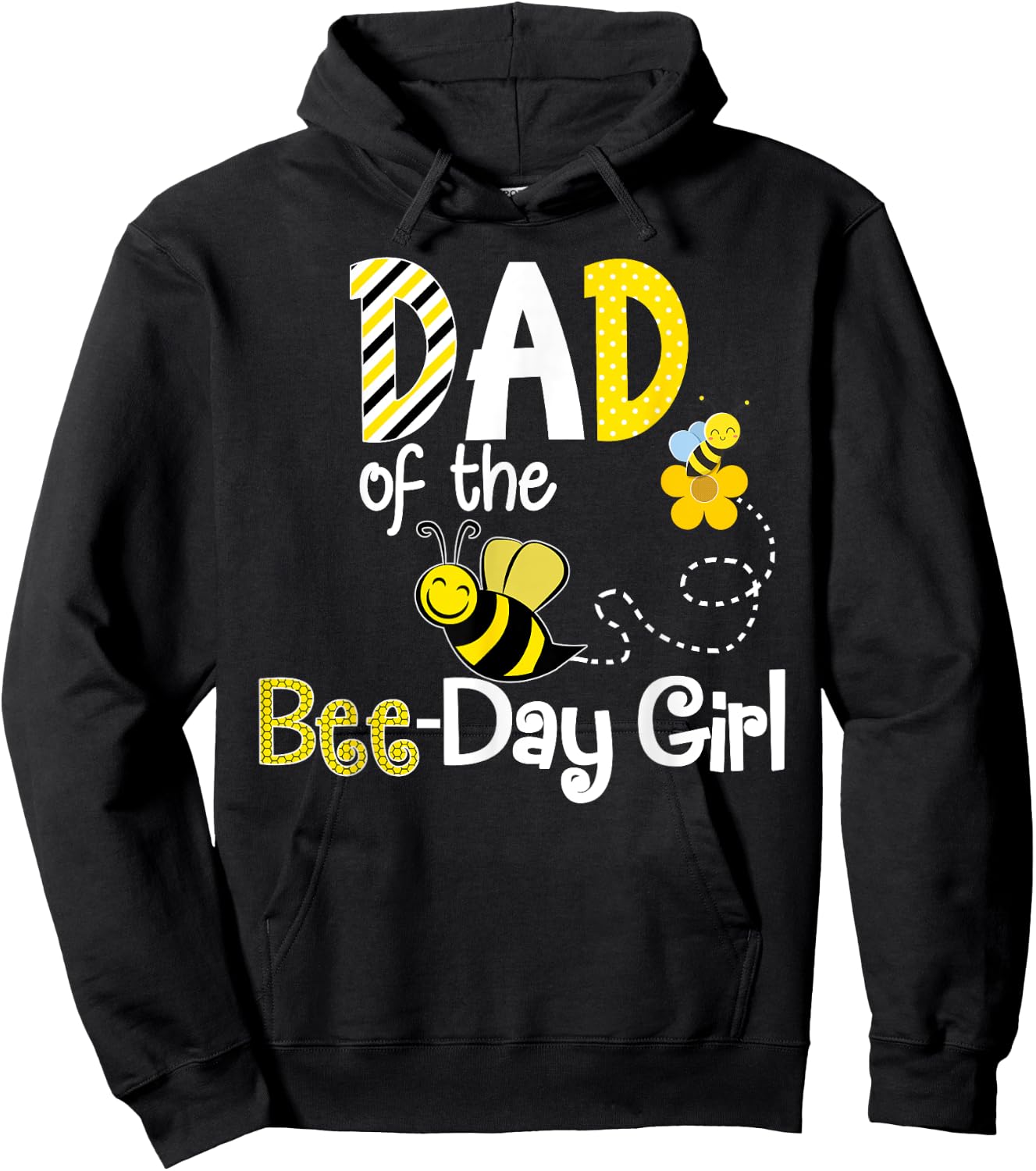 Bee Birthday Matching Shirt Hive Party Theme Hoodie - Hoodie | Black