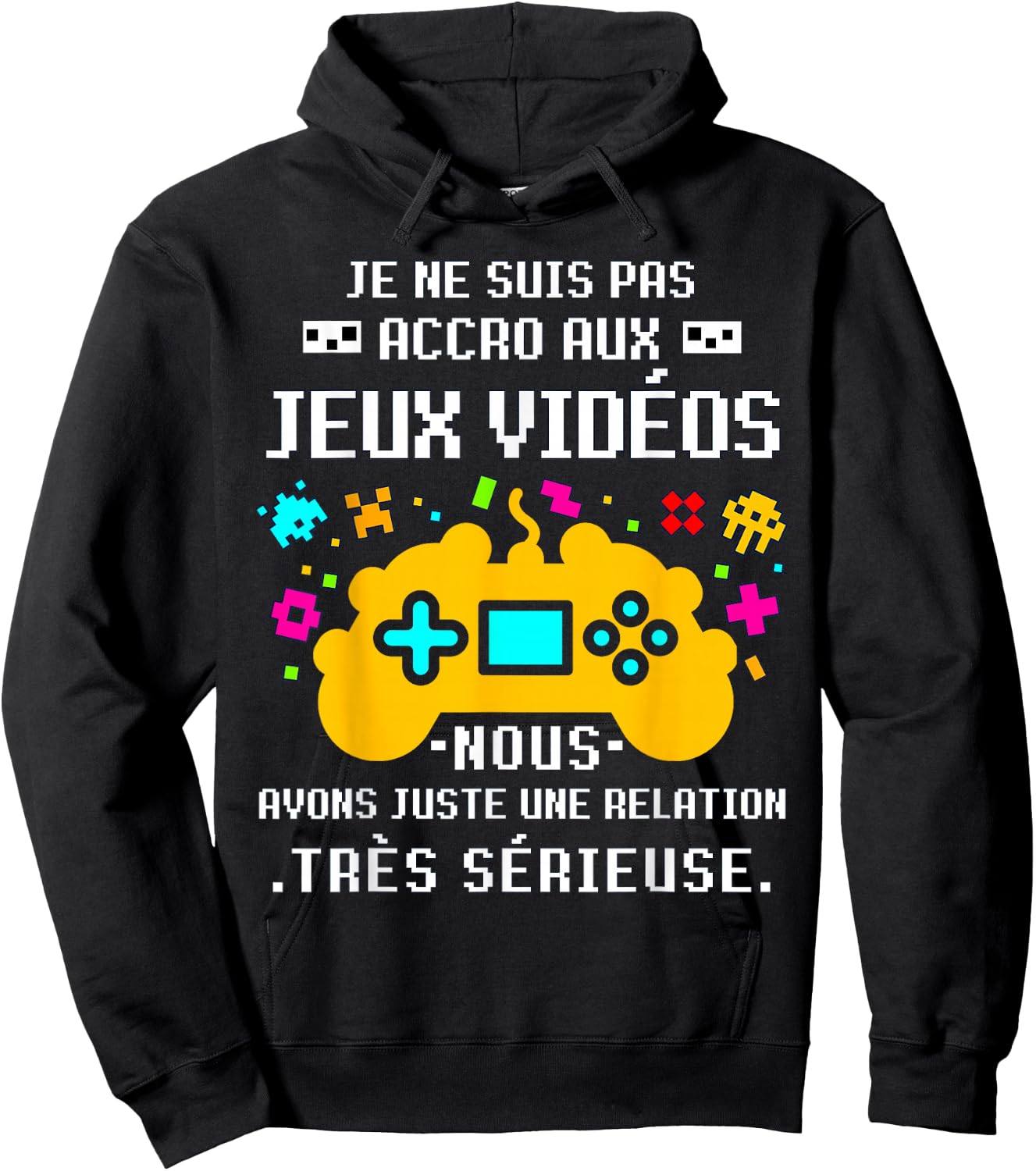Gift Teen Gamer Christmas Video Games Humor Geek Teen Boy , Black, S Hoodie - Hoodie | Black