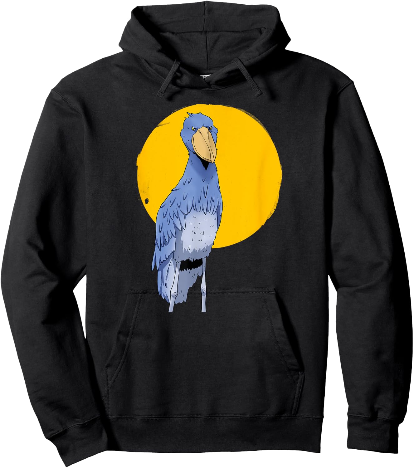 Schuhschnabel Vogel Ornithologe Walfischschnabel Tier Hoodie - Hoodie | Black