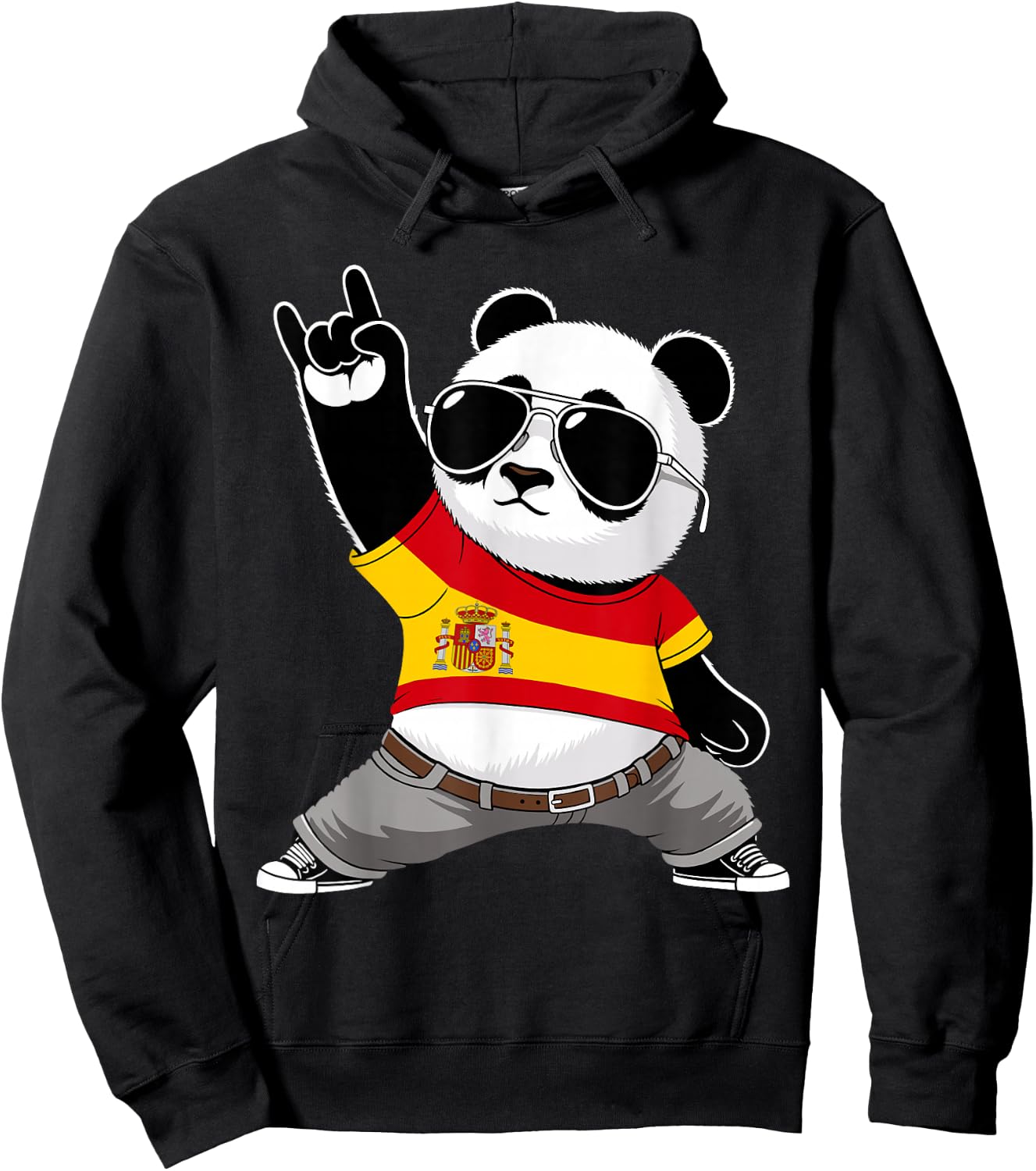 Spanische Flagge, Herren, Damen, Kinder, Spanien Hoodie - Hoodie | Black