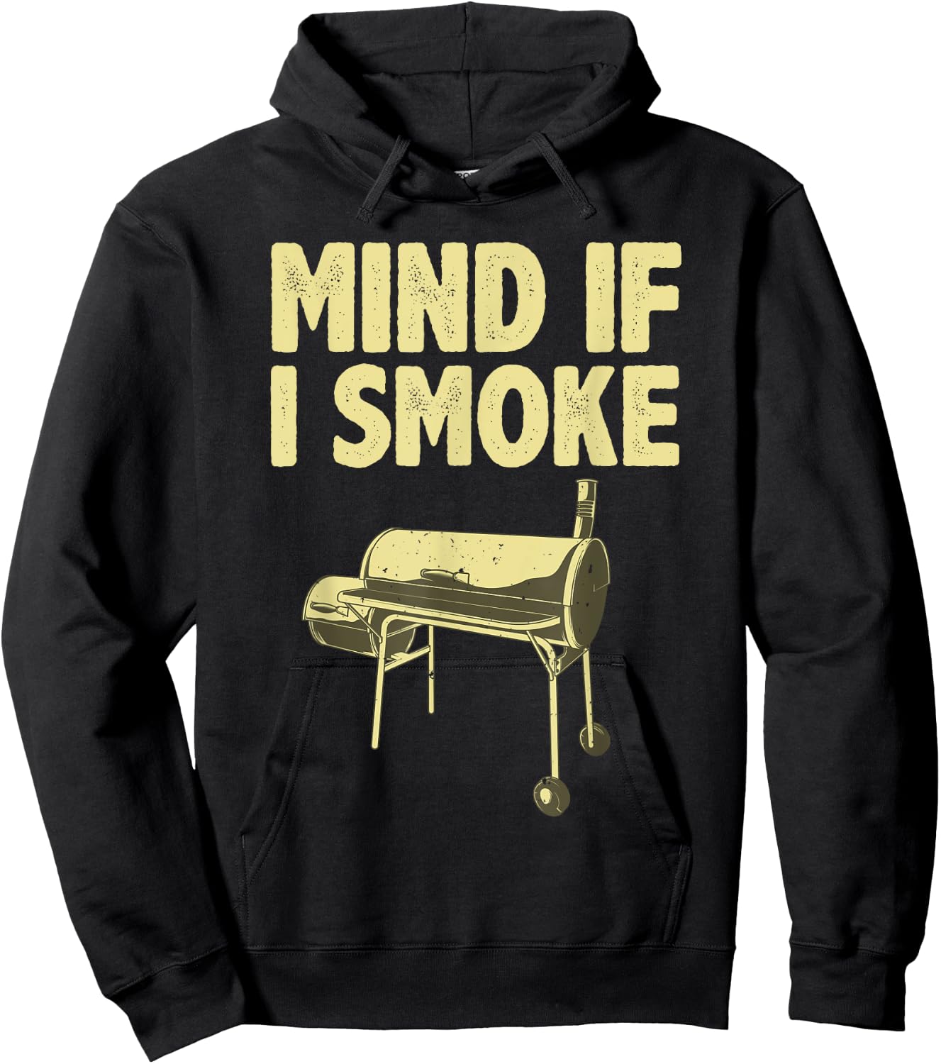 Funny BBQ Art Women Grilling Meat Smoking Barbecue Hoodie - Hoodie | Black