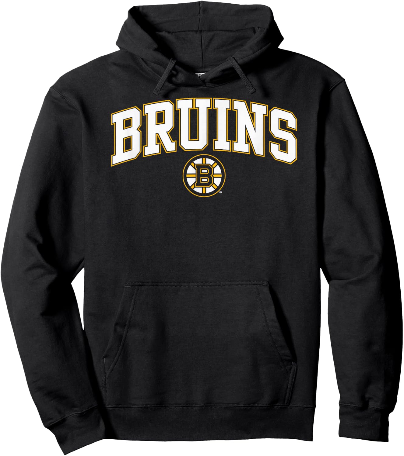Boston Bruins Arch Over Black Officially Licensed Hoodie - Hoodie | Black