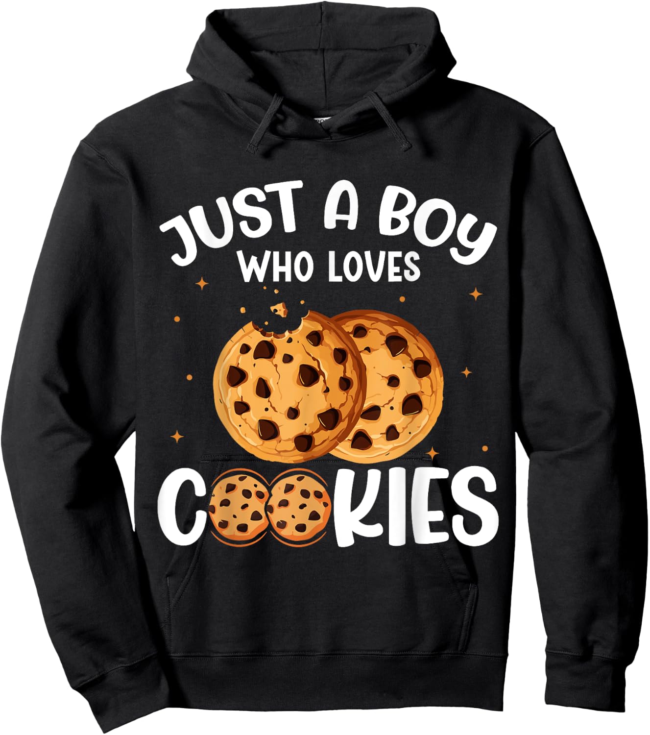Just A Boy Who Loves Cookies Hoodie - Hoodie | Black