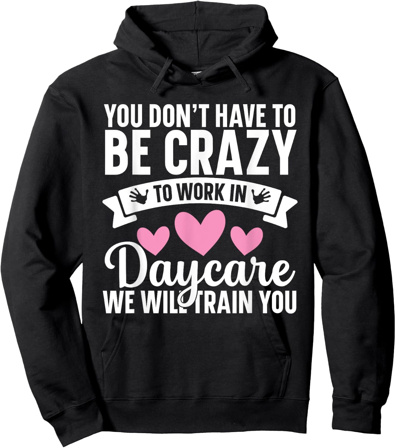 Daycare Provider Childcare Essentials Childcare Teacher Hoodie - Hoodie | Black