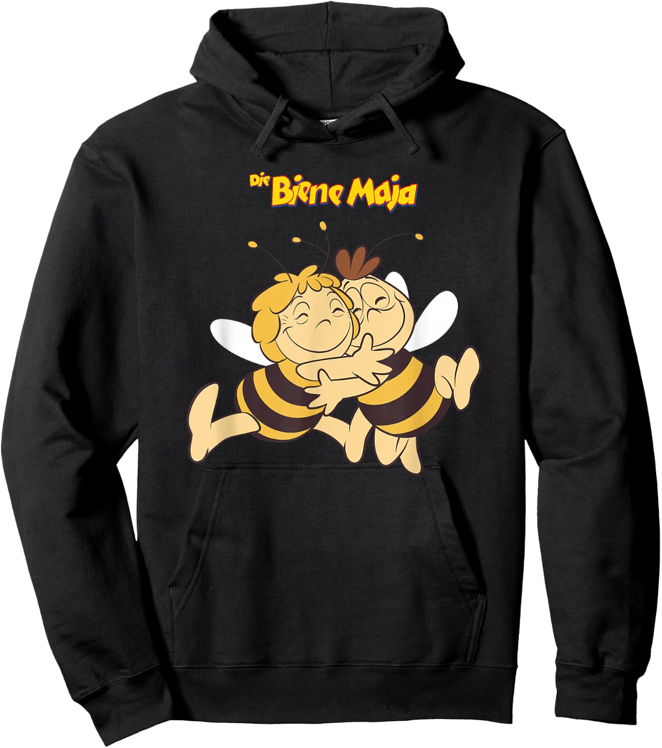 Die Biene Maja Retro Zeichentrick TV Serie Maja und Willi Hoodie - Hoodie | Black