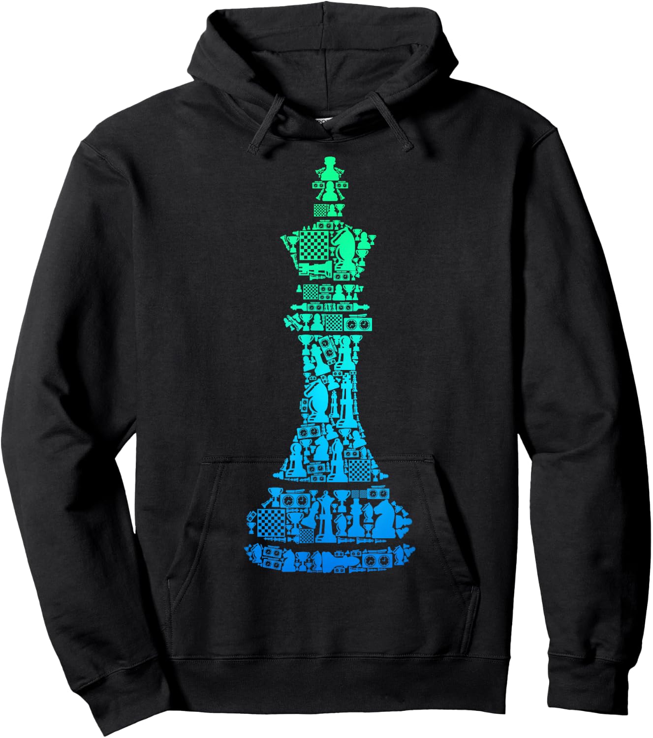 Schach König Schachspieler Kinder Jungen Herren Hoodie - Hoodie | Black