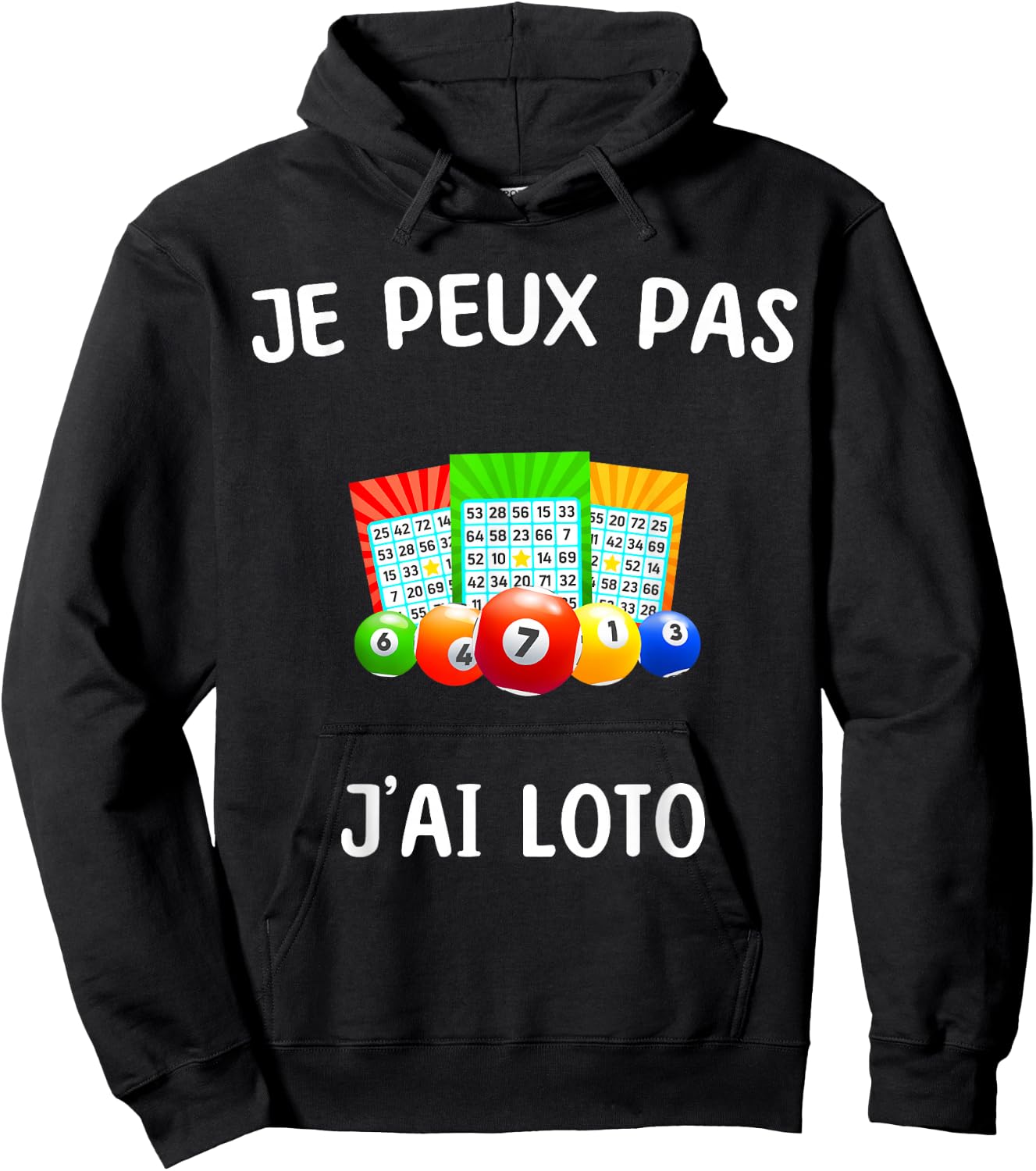 I Can't Have Loto , Black, S Hoodie - Hoodie | Black