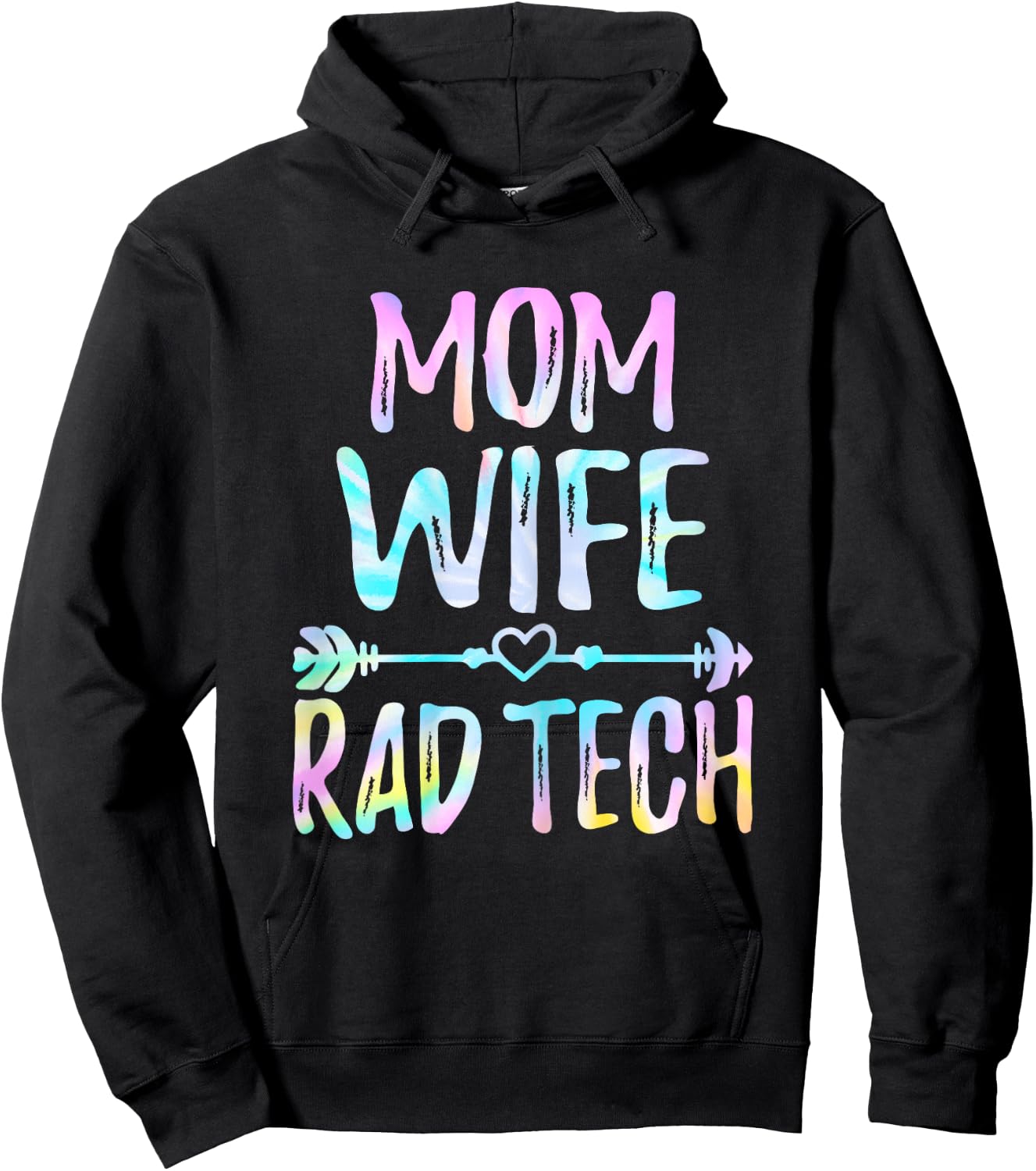 Xray Tech - Mom Wife Rad Tech Radiology Tech Gifts Hoodie - Hoodie | Black