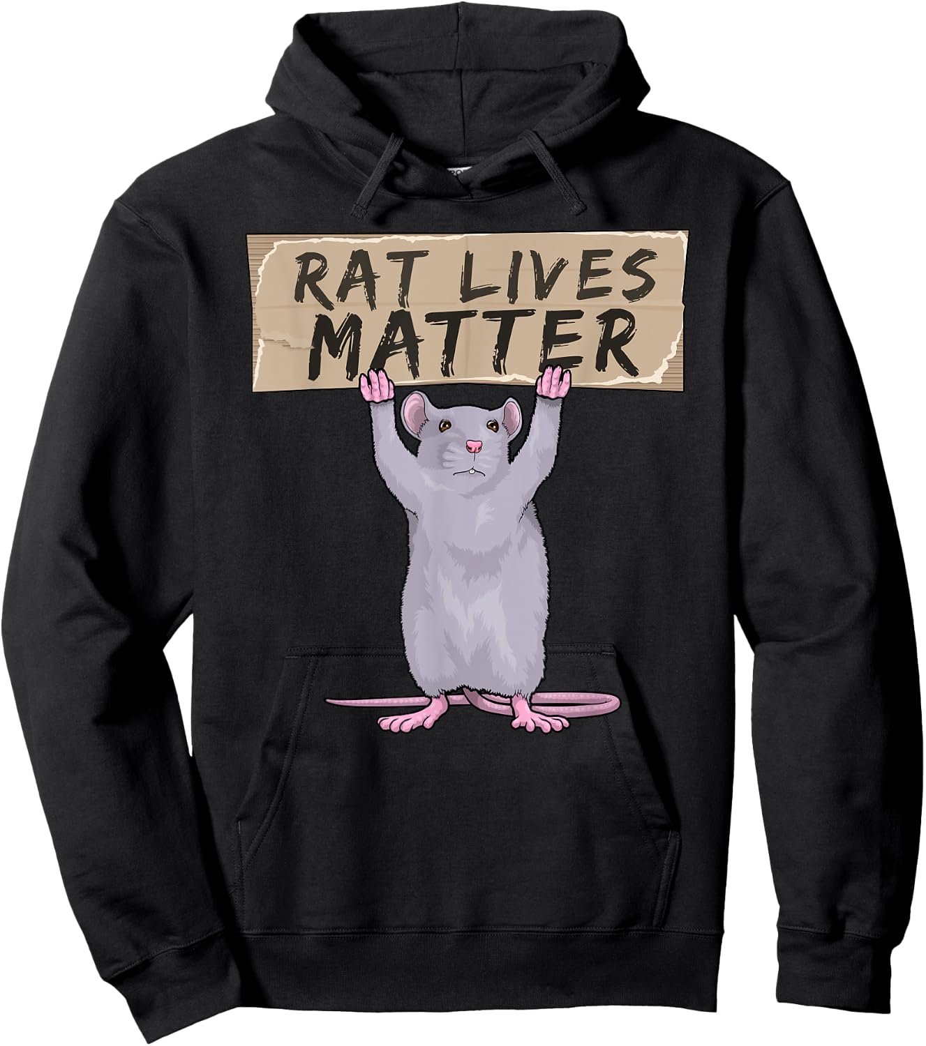 Rat Lives Matter Hoodie - Hoodie | Black