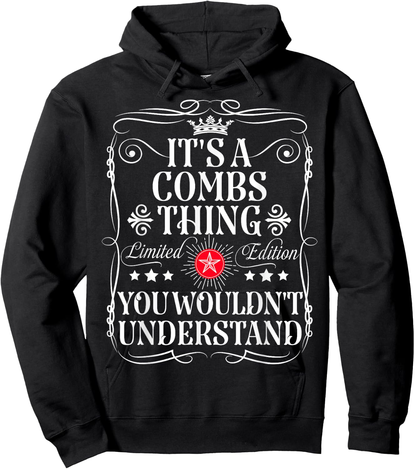 Combs Name Its A Combs Thing You Wouldn't Understand Hoodie - Hoodie | Black
