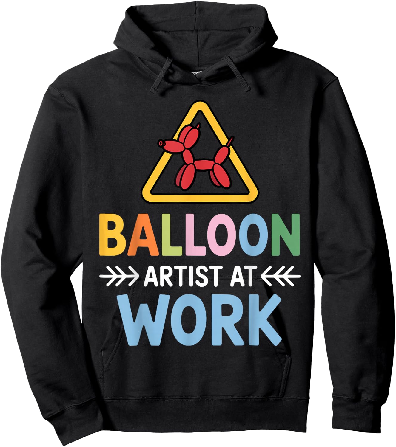 Cool Balloon Artist Art Women Kids Balloon Twisting Hoodie - Hoodie | Black