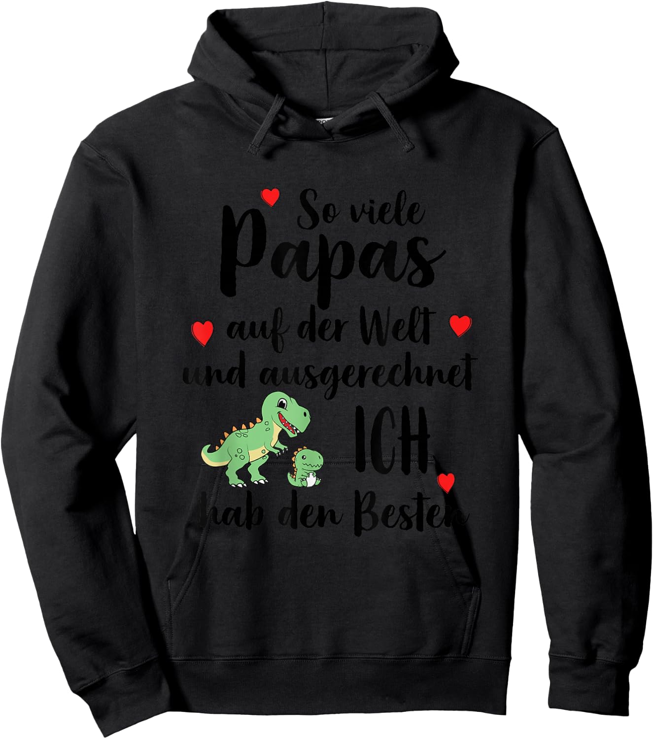 Bester Papa Geschenk So Viele Papas Ich Hab Den Besten Hoodie - Hoodie | Black