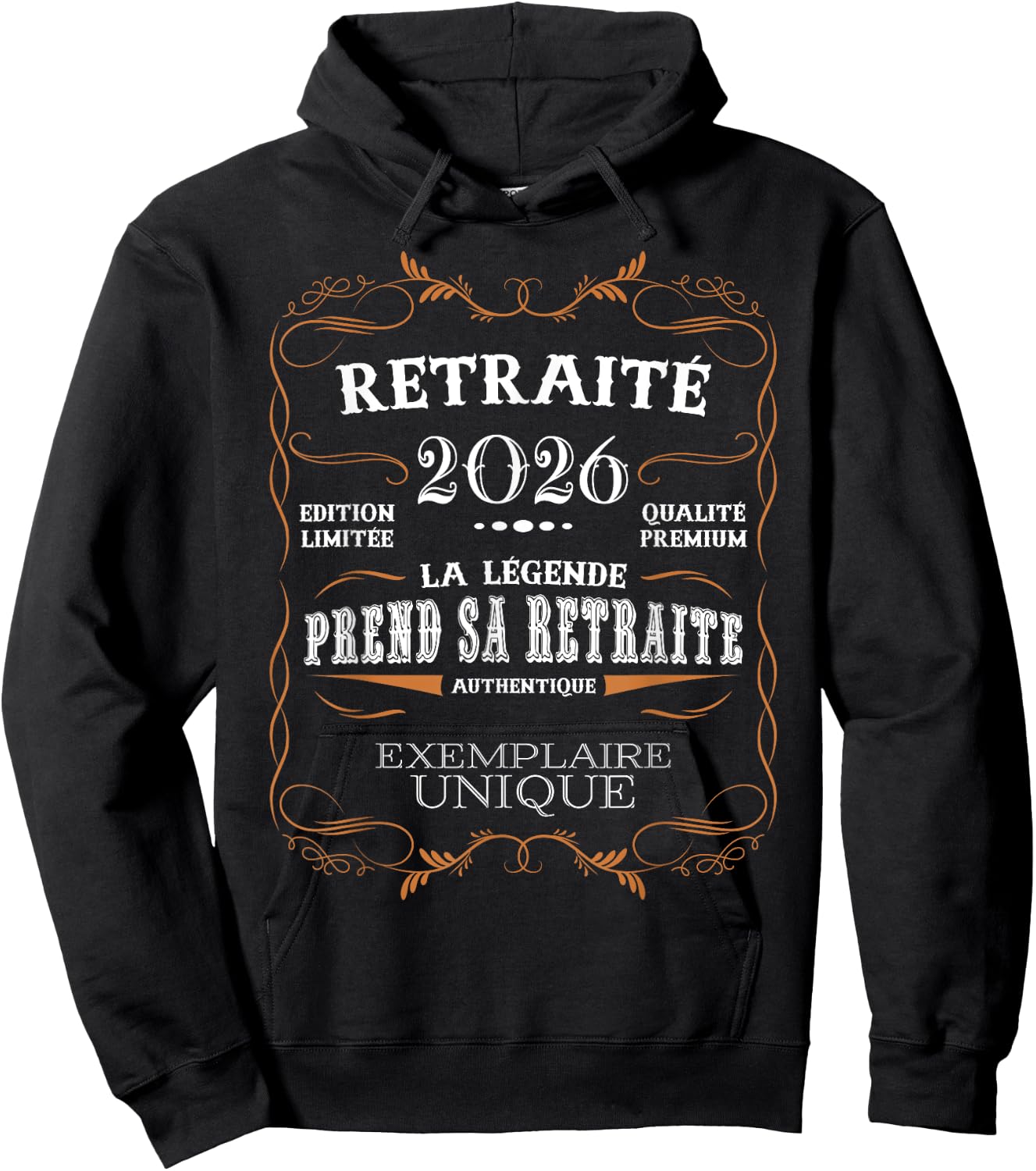 La Légende Takes Her Retirement - Funny Retirement 2026 Hoodie - Hoodie | Black