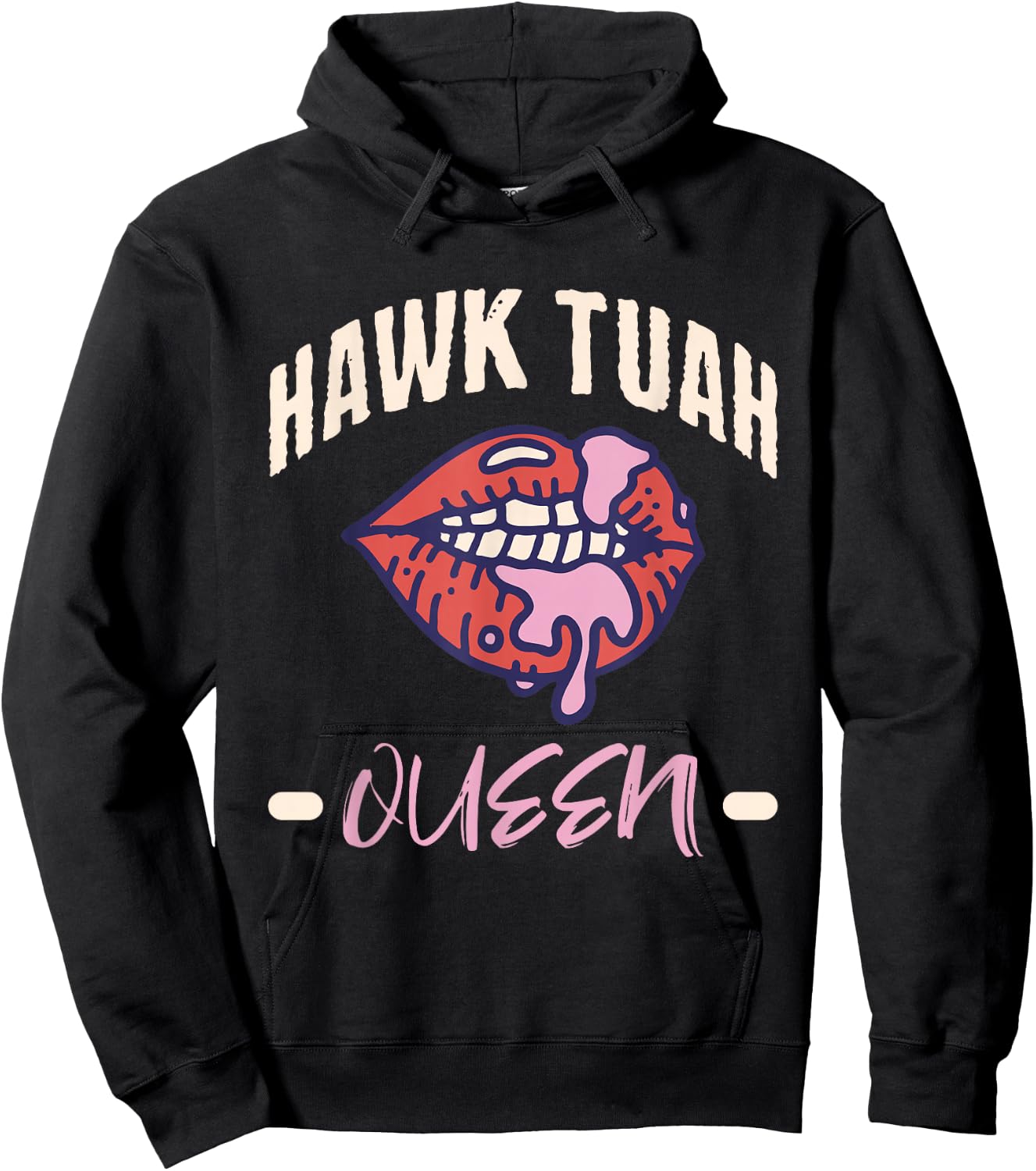 Hawk Tush Queen Funny Sex Joke Dirty Adult Humor Hoodie - Hoodie | Black
