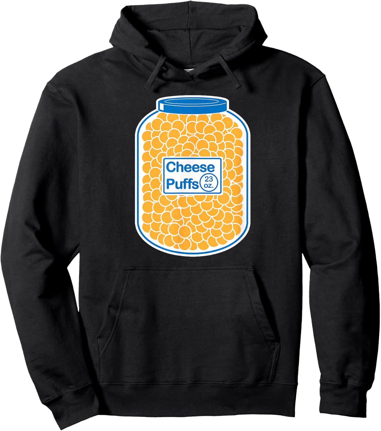 Cheese Puffs Workout T Shirt lifting Cheese ball Funny Hoodie - Hoodie | Black