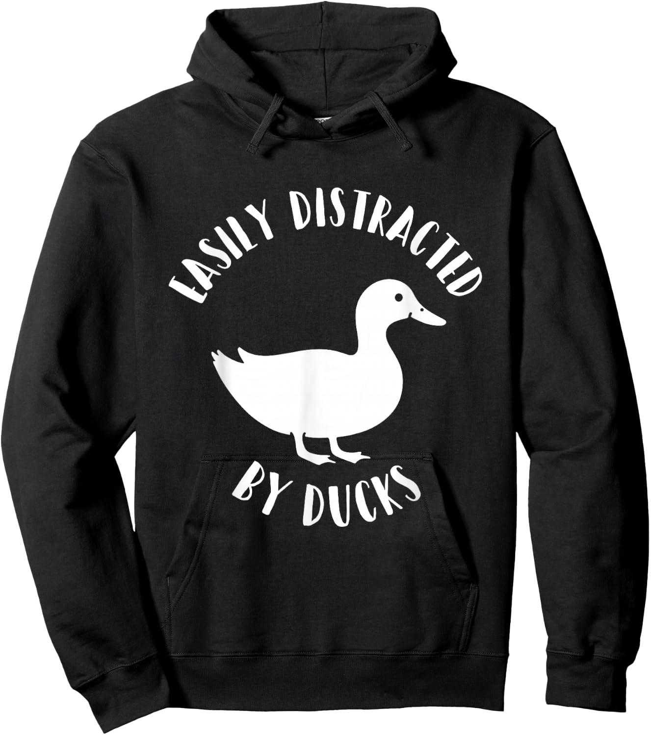 Easily Distracted by Ducks Hoodie - Hoodie | Black