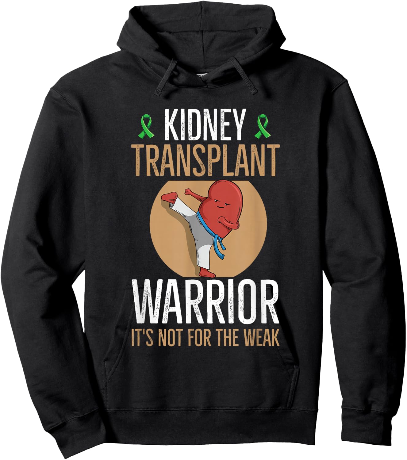 Organ Transplant Quote Kidney Donation Quote - -Adults, Black, Small, Short Sleeve, Classic Fit, Crew Collar, Modern, Lightweight, Medical Hoodie - Hoodie | Black