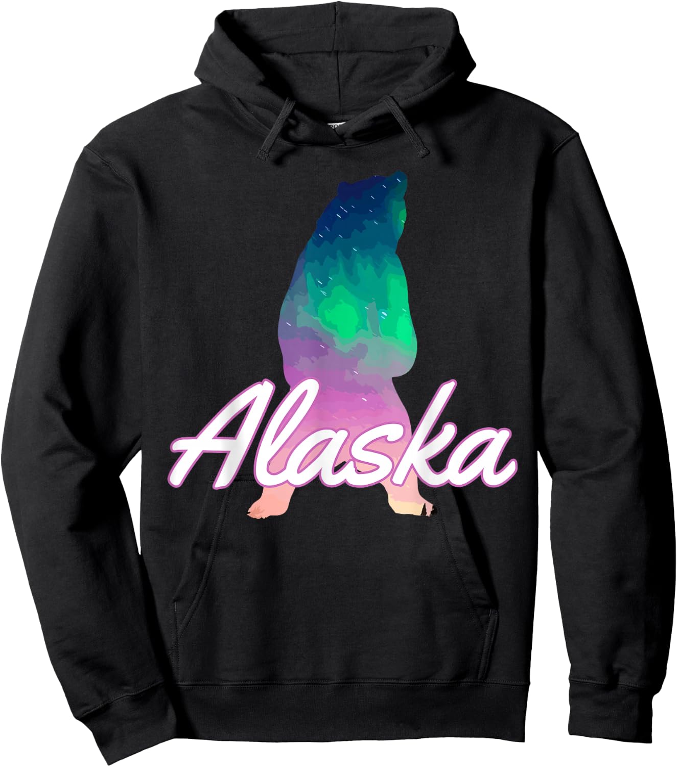 Alaska Bear Hoodie - Hoodie | Black