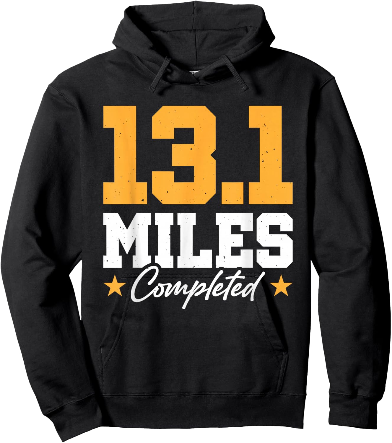 13.1 Miles Completed Hoodie - Hoodie | Black