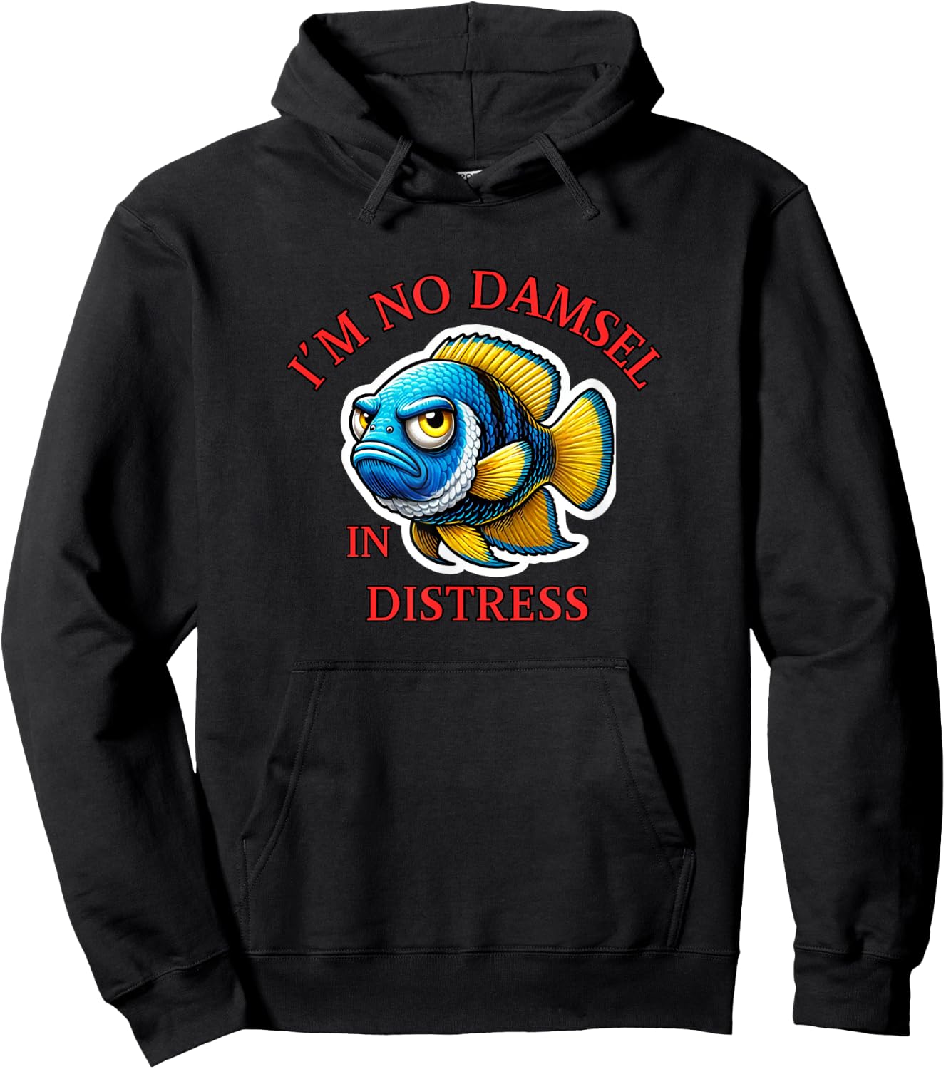 No Damsel in Distress Hoodie - Hoodie | Black