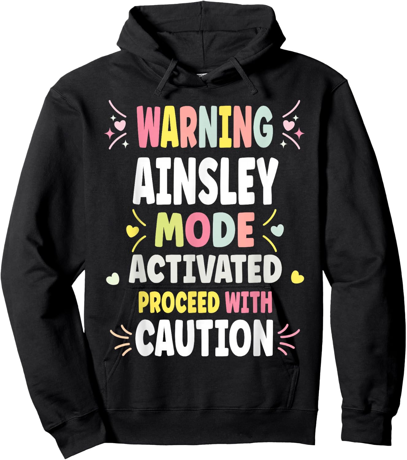 ANGELINA Personalized Women's Gift Custom ANGELINA Hoodie - Hoodie | Black