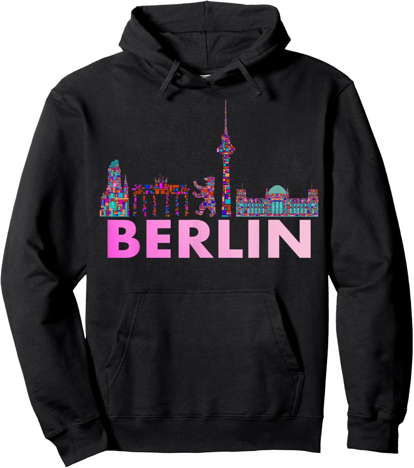 Berlin Design - Berlin Bear - I Love Berlin Hoodie - Hoodie | Black