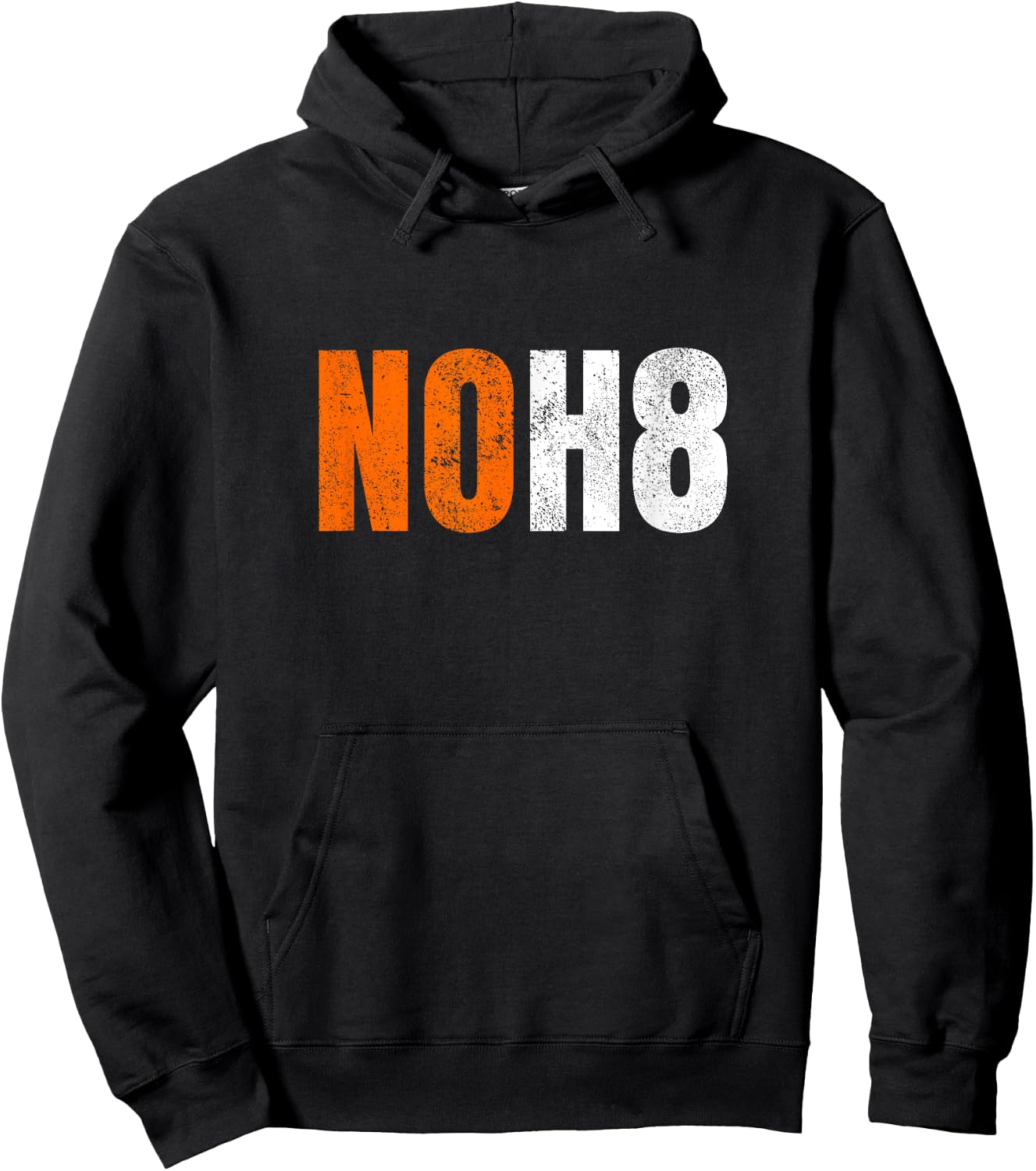 NOH8 Social Justice Stop Hate Love Always Be A Good Neighbor Hoodie - Hoodie | Black