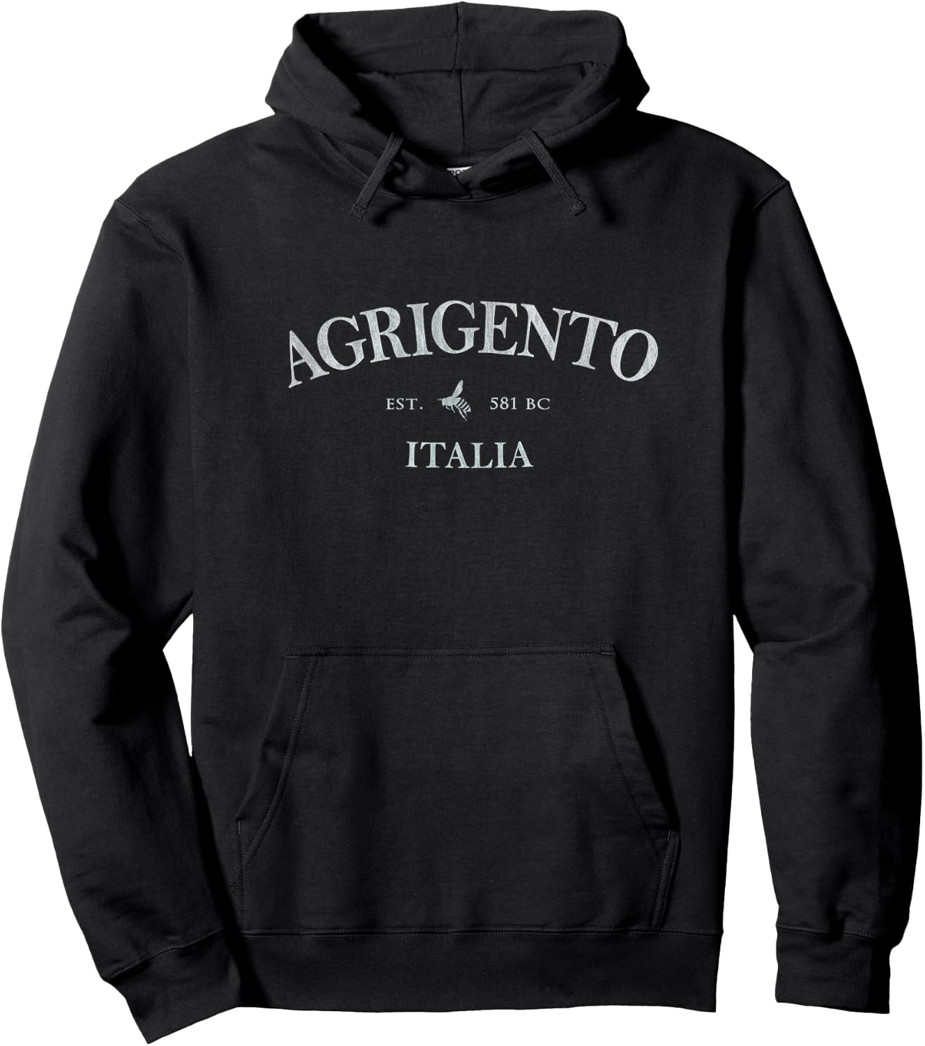 Agrigento Italy | Agrigento Sicily Italia Graphic Print Hoodie - Hoodie | Black