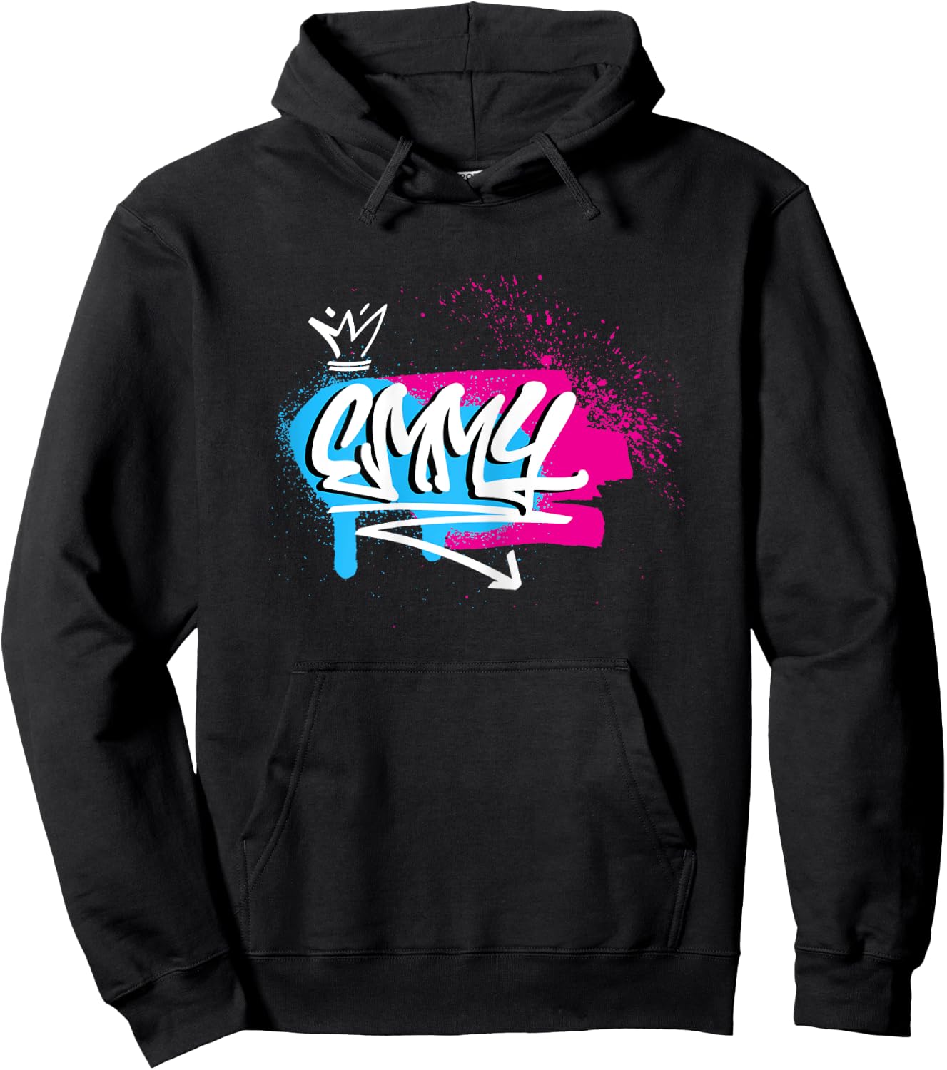 Ladies Girls Funny Funny Gift First Name for Emmy Hoodie - Hoodie | Black