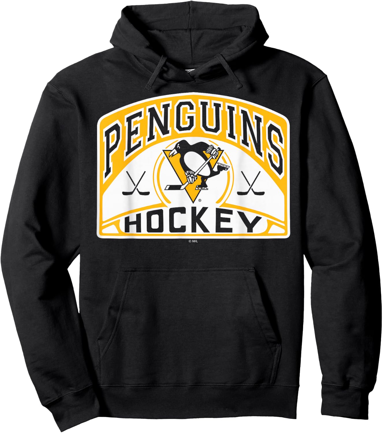 Pittsburgh Penguins Glide Black Officially Licensed Hoodie - Hoodie | Black