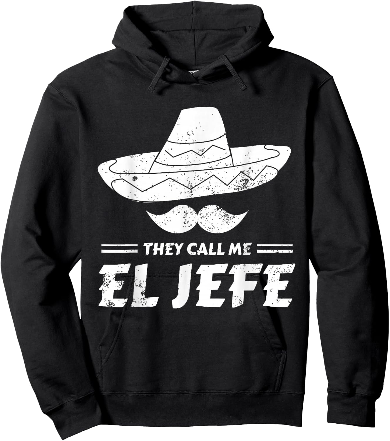 Mexican Boss Chef Mexico Sombrero They Call Me El Jefe Hoodie - Hoodie | Black