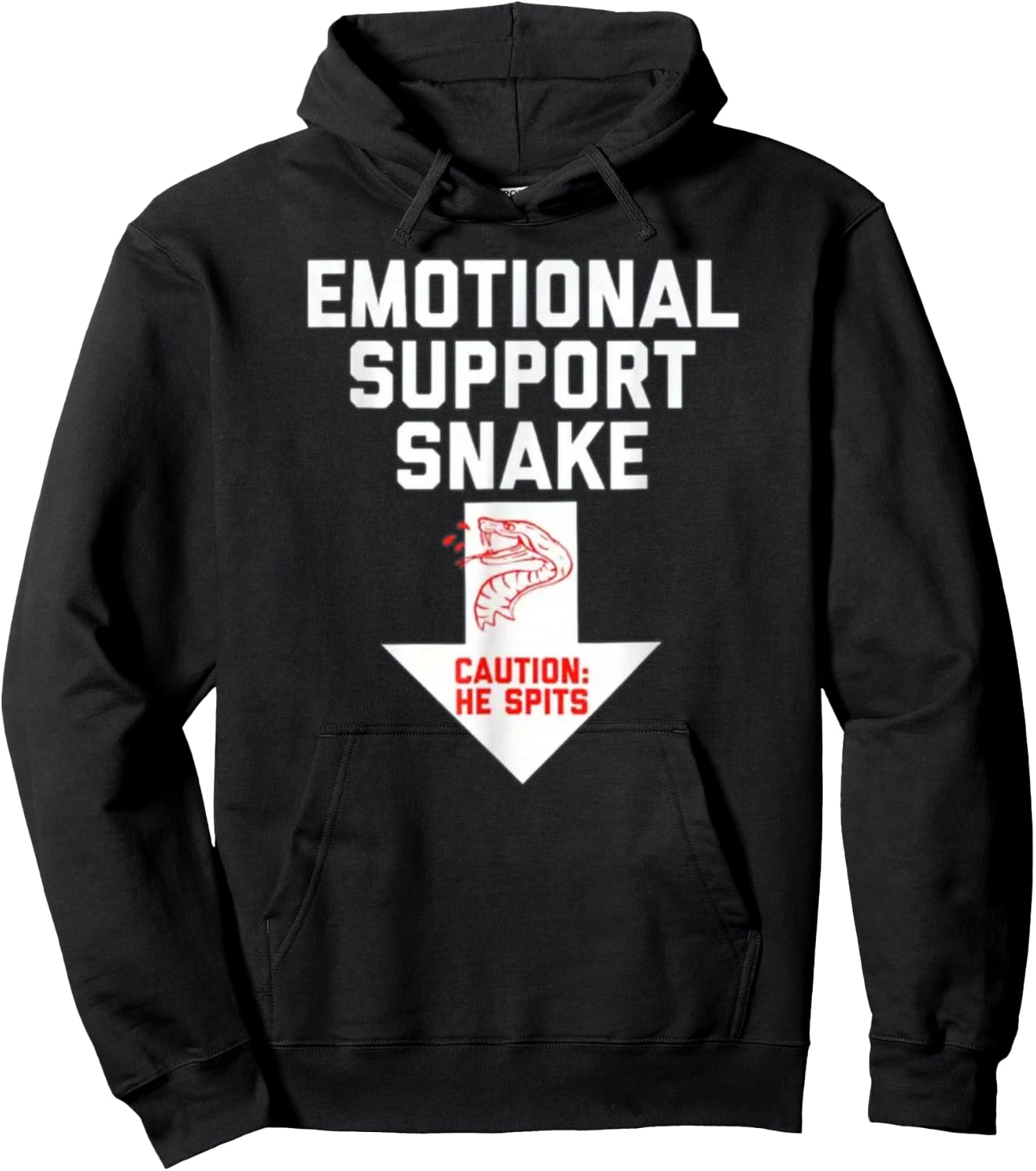 T-Shirt Hoodie - Hoodie | Black