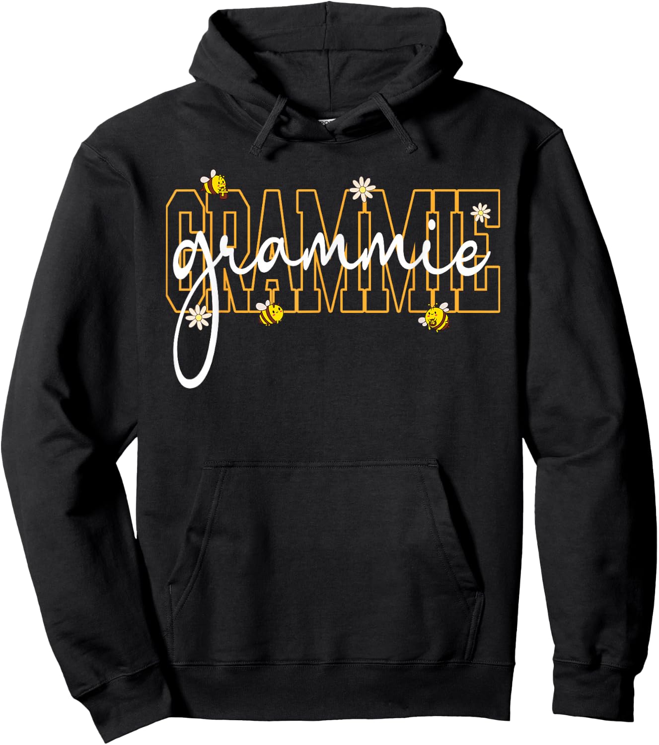Bee 1st Birthday Matching Family Grammie to bee Hoodie - Hoodie | Black