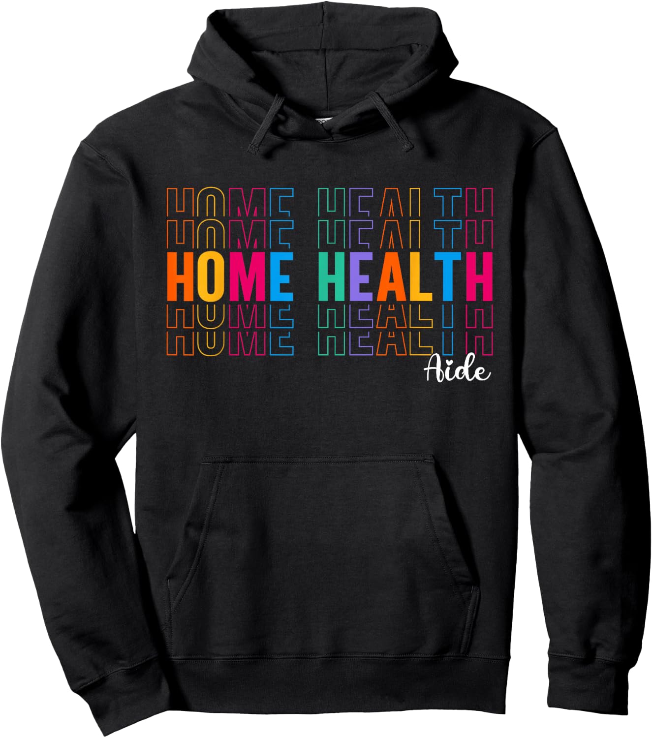HHA Home Health Aide Healthcare Appreciation Men Hoodie - Hoodie | Black