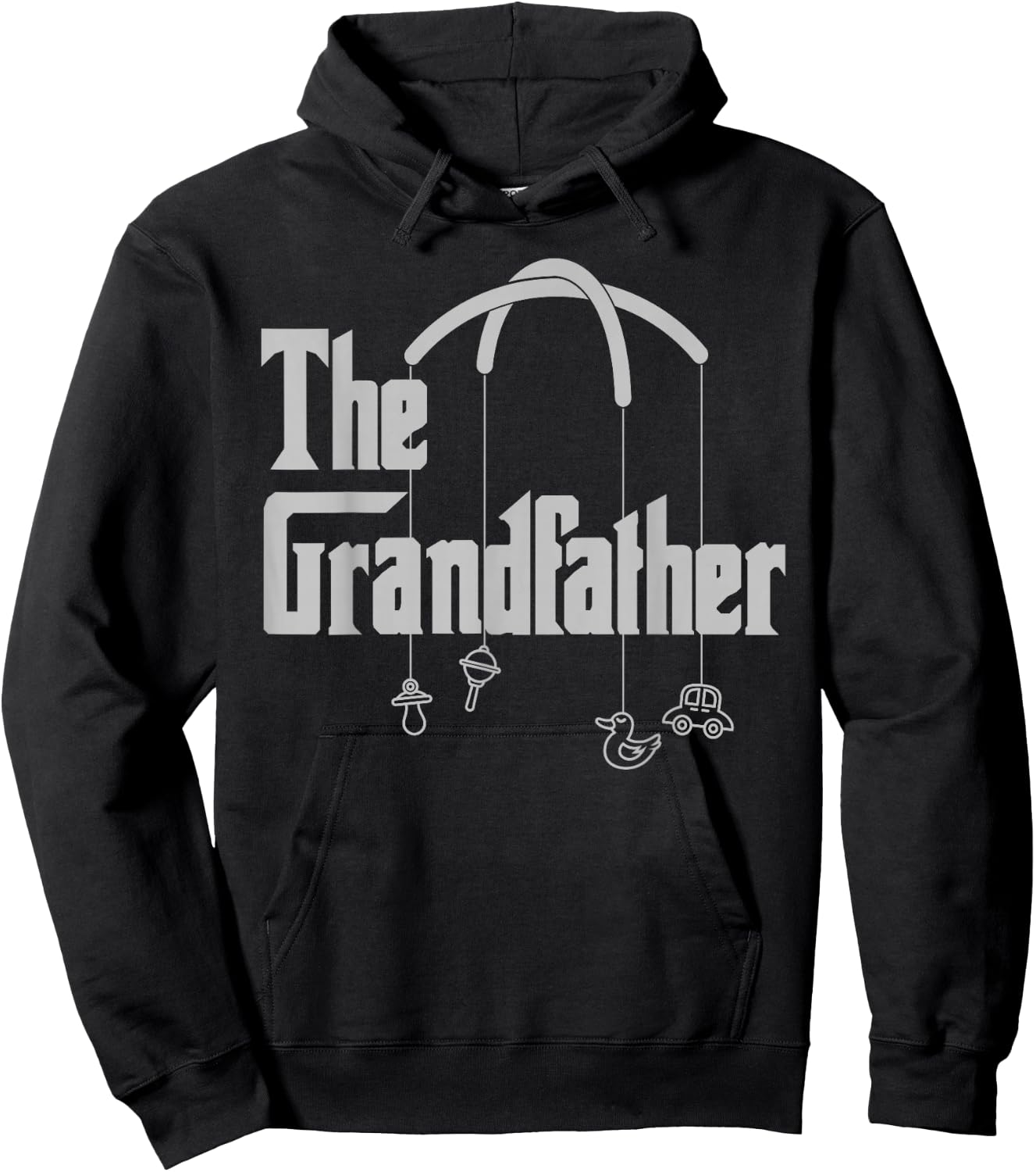 Grandfather Funny Quote Design for Grandpas Hoodie - Hoodie | Black