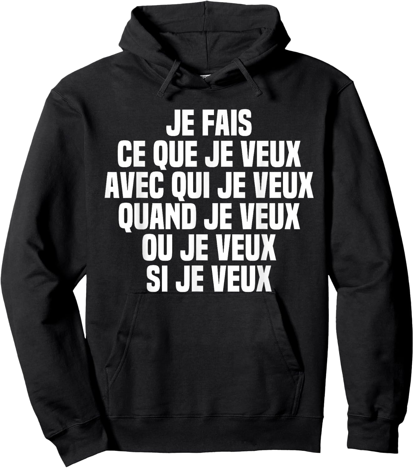 I Do What I Want When I Want Or Want If I Want , Black, S Hoodie - Hoodie | Black