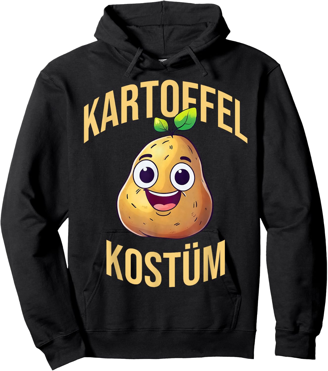 Potato Costume Carnival Vegetable Costume Adults Children , black Hoodie - Hoodie | Black