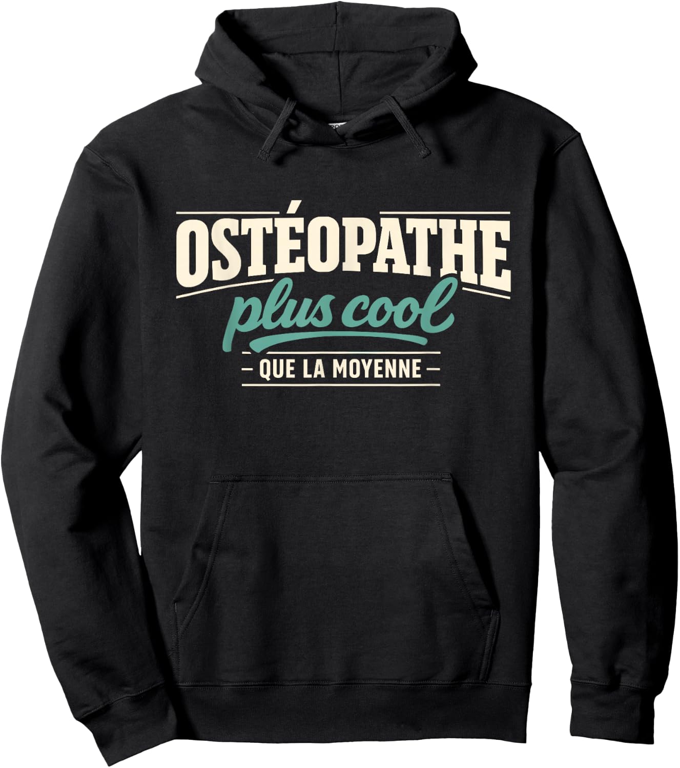 Cadeau Ostéopathe Idée Cadeau Humour Ostéopathie Hoodie - Hoodie | Black