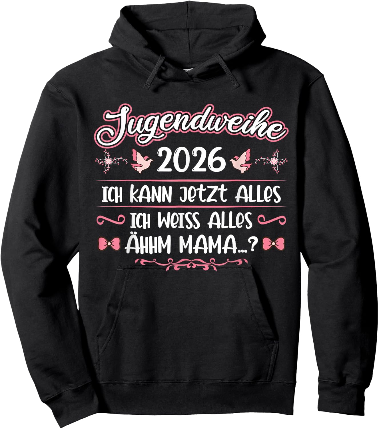 Jugendweihe 2026 Mädchen Junge Hoodie - Hoodie | Black