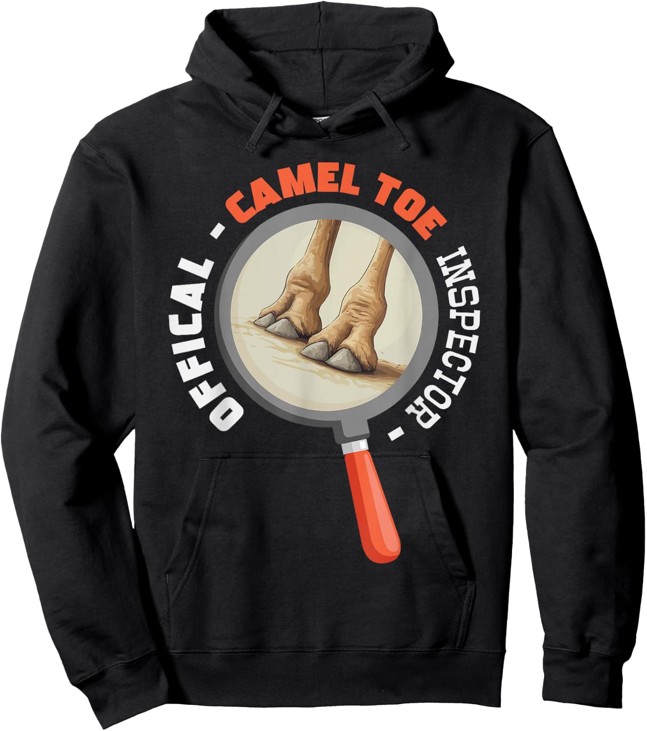 Official Camel Toe Inspector Humor Hoodie - Hoodie | Black