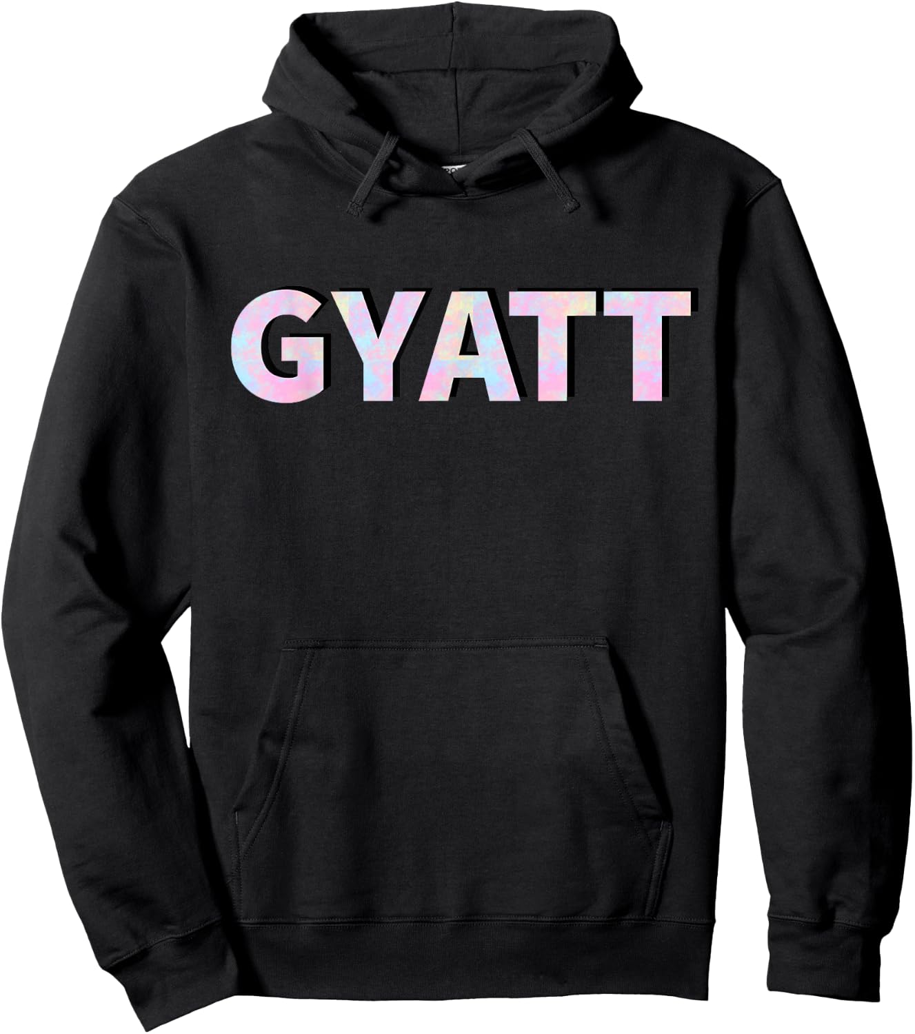 It says Gyatt Hoodie - Hoodie | Black