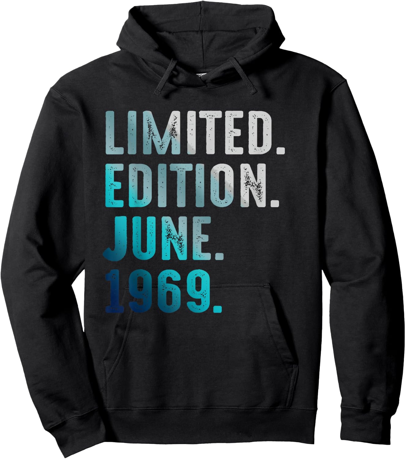 Limitierte Auflage Juni 1969 Retro Vintage 1969 Hoodie - Hoodie | Black