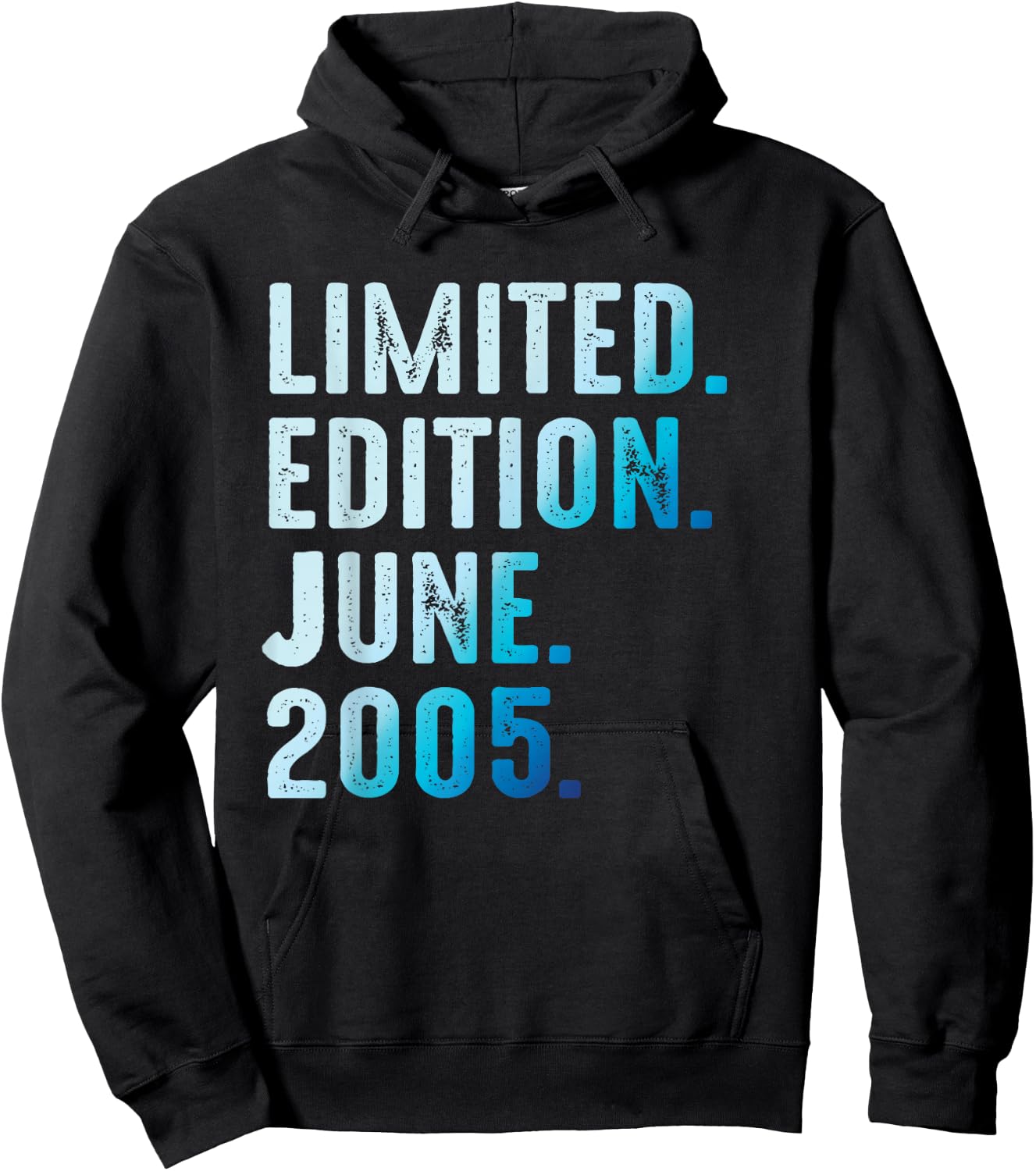 Juin 2005 Année 2005 Rétro 2005 Vintage Édition Limitée Hoodie - Hoodie | Black